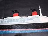 a picture of a paper model of a cruise ship