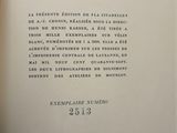 an open book with a black and white picture on it