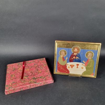 an image of a small box with a picture of jesus on it and a small box with a picture of jesus on it