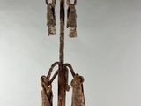 an image of a sculpture made out of metal