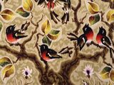 many birds sitting on the branches of a tree