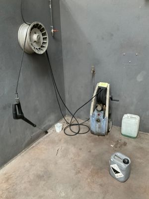 a small room with a lot of tools on the floor