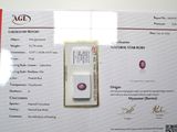 a certificate with a picture of a diamond on it