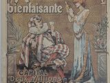 un vieux journal sur lequel figure la photo d'une femme et d'un homme