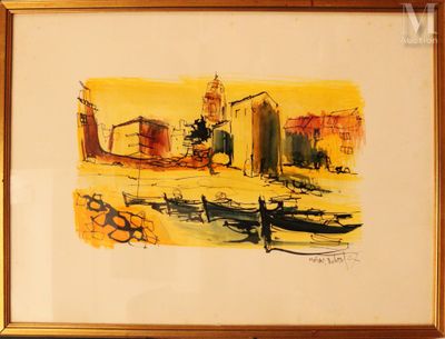 Robert DELVAL (1934-2024) Saint-Tropez