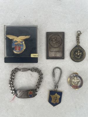 some of the items are laying out on a white surface