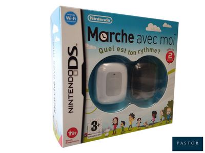 the nintendo wii game console is in the box and ready to be played