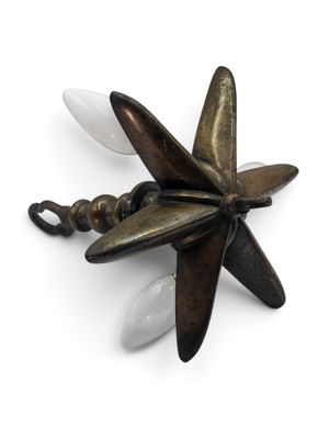an image of a close up of a metal object on a white background