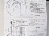 a piece of paper that has a drawing of a valve on it