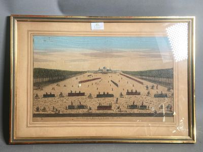 an old picture of a picture of a city with a lot of people