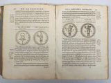 an open book with a picture of a man and a woman on it