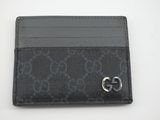 Porte-cartes Guccissi GG Monogram, noir