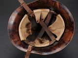an image of a wooden bowl on a black background