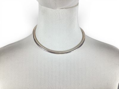 Collier torque en argent Poids : 34gr - Photo 1