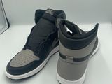 men ' s nike air jordan 1 mid black / dark grey / white size 11 5