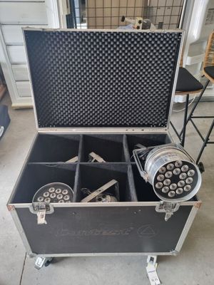 a case that has a bunch of lights inside of it