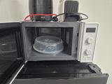 a microwave that has a microwave inside of it