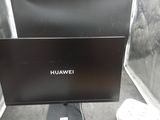 a picture of a black computer monitor with the word huawei on it