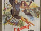 a movie poster for the 1971 film, l ' animal