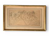 an image of a drawing of a group of people on a boat