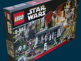 a box with a lego star wars set inside of it