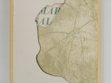 an image of a piece of paper with a map cut out of it
