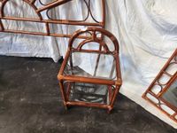Ensemble de chambre en rotin teinté comprenant une tête de l… (photo 2)