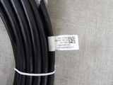 an image of a close up of a black cable on a cloth