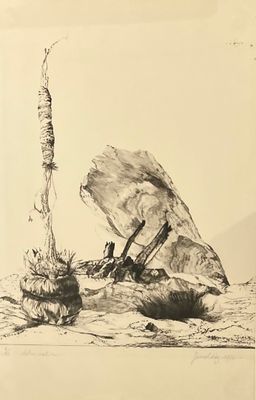 DIAZ Gérard (né en 1938) Retour nature Pointe sèche, signée …