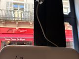 a picture of a phone that is connected to a charger