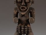 an image of a statue of a man with his eyes closed