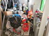 a cluttered room with a lot of clutter on the floor