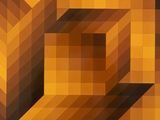 the cover of a book with an image of a geometric design