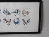 a picture of a picture of birds in a picture frame
