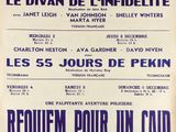 a poster advertising a movie about the life and times of a french actor