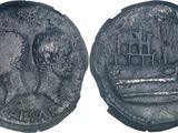 a close up of a coin with an image of a man on it