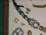 a picture of a scarf with a bunch of different belts