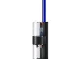 a close up of a vacuum cleaner on a white background