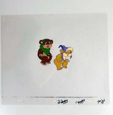 D'après  Cynthia Ward Ewoks Cellulo à l’encre et à la gouache représen - Photo 1