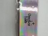 a close up of a bag of silver foil on a white surface