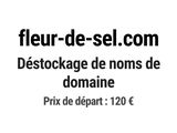 fleur - de - sel com desstockage de nons de domaine