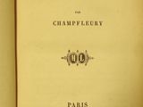 an old book with a black and white image of the title of beauux jours