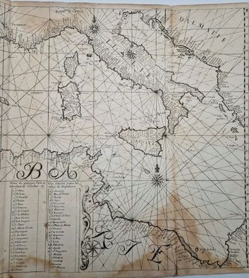une vieille carte des îles britanniques, avec les noms des îles