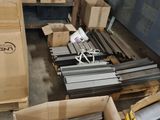 many boxes and boxes of metal items in a warehouse