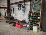 a garage with a lot of tools in it