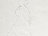 an image of a drawing of a woman in a long dress