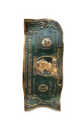 Sculpture contemporaine en bronze, art moderne, pièce unique