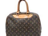 louis vuitton monogram canvas and leather speedy bag