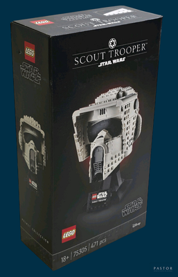emballage d'une boîte Lego contenant un casque de soldat de l'Étoile de la Mort de la gamme Lego Star Wars