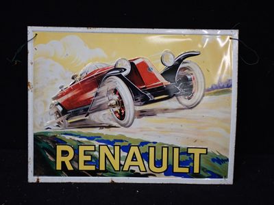 une photo d'un panneau sur lequel on peut lire « Renault »